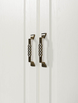 Ливерпуль Шкаф для одежды 13.134.01 Белый/Ясень ваниль