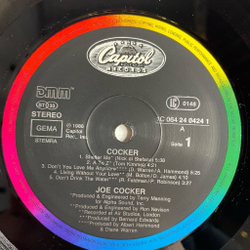 Винтажная виниловая пластинка LP Joe Cocker (Germany 1986) You Can Leave Your Hat On