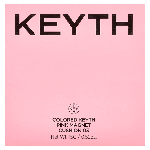 KEYTH, кушон, розовый магнитный, кушон, оттенок 03 бежевый, 15 г (0,52 унции)
