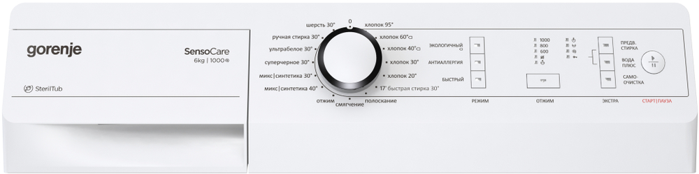 Узкая стиральная машина с резервуаром для воды Gorenje AS 62Z02/SRIV1