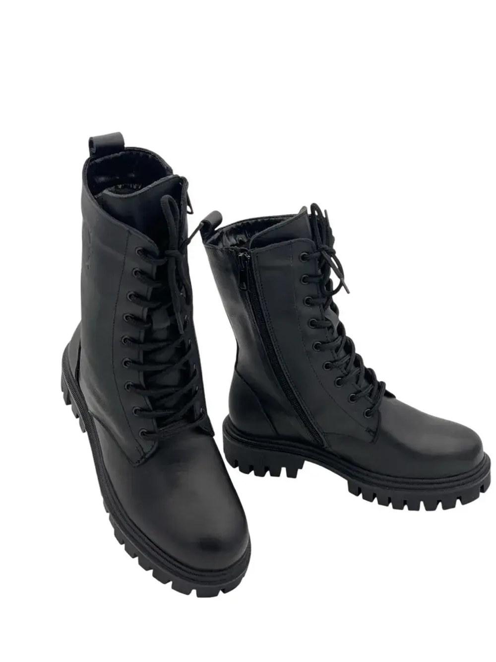 Берцы из натуральной кожи демисезон