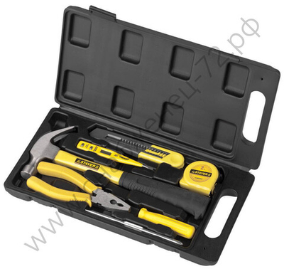 STAYER Техник 7 предм., Набор инструментов для ремонтных работ (22051-H7)