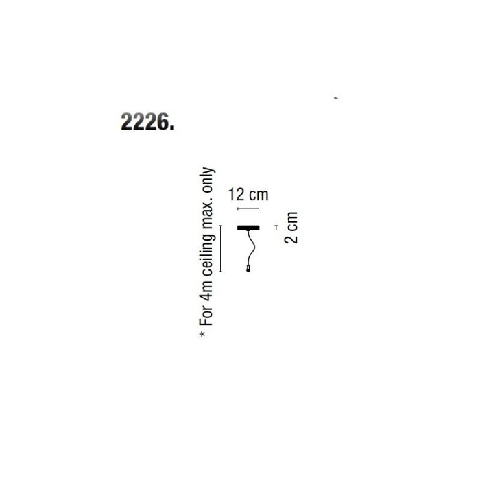 ПОДВЕС ДЛЯ СВЕТИЛЬНИКА   VIBIA Ameba 2226