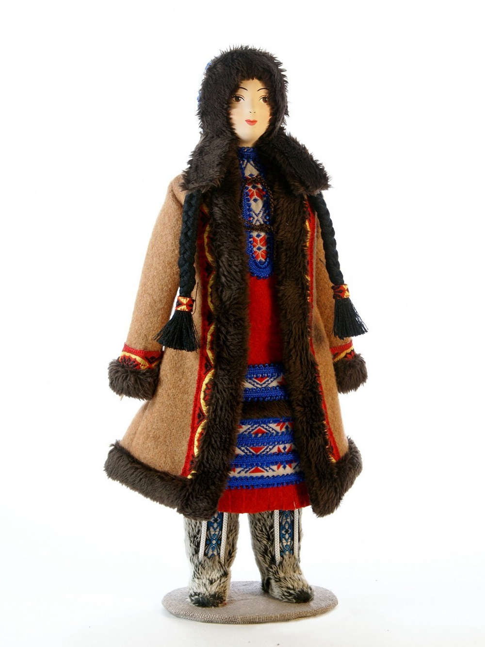Кукла коллекционная Эвенки в женском костюме