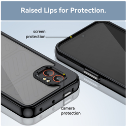 Усиленный чехол с мягкими черными рамками для Samsung Galaxy Xcover7 Pro, увеличенные защитные свойства