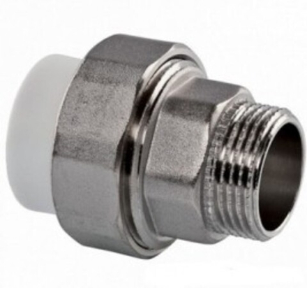 Муфта комбинированная разъемная 20х1/2" (нар.резьба) евроконус (муфта)