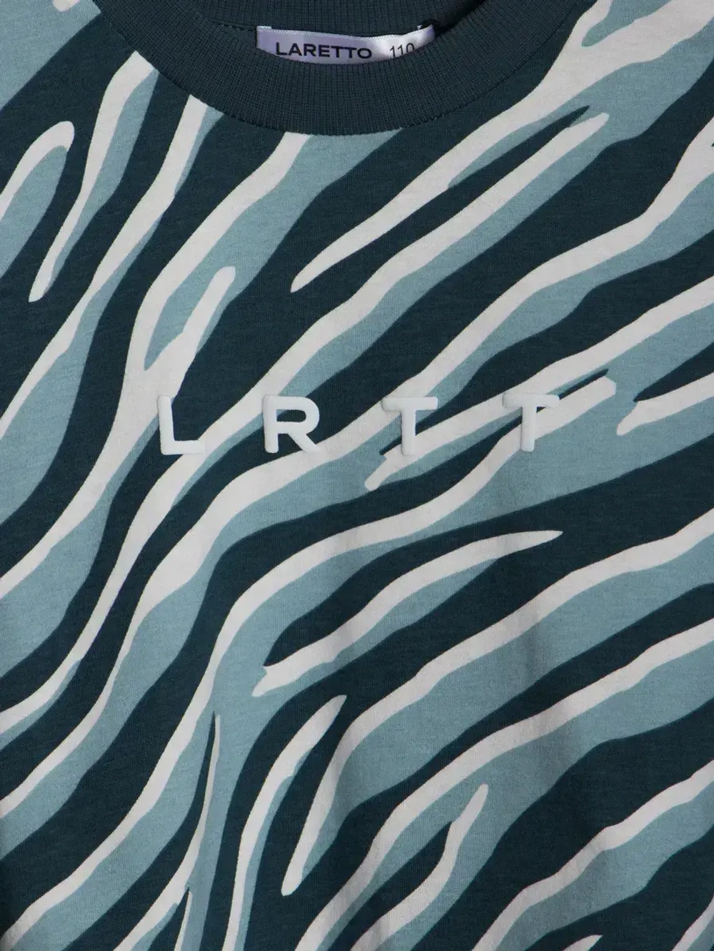 Футболка для девочки с принтом зебра