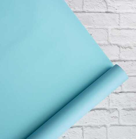 Пленка матовая 50смх10м*65мкм ГОЛУБОЙ