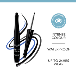 Bourjois Liner Pinceau - Долговременный эйелайнер оттенок 04 Bleu Pop Art, 2 ml