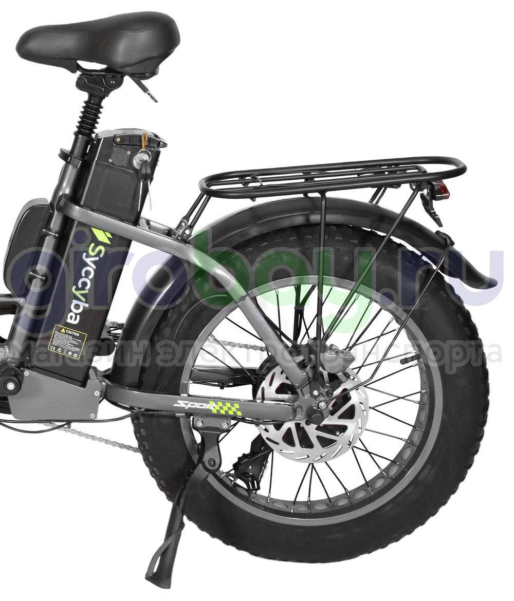 Электровелосипед Syccyba F11 Pro 2025 года (48V/15Ah) - Серый обод фото №6