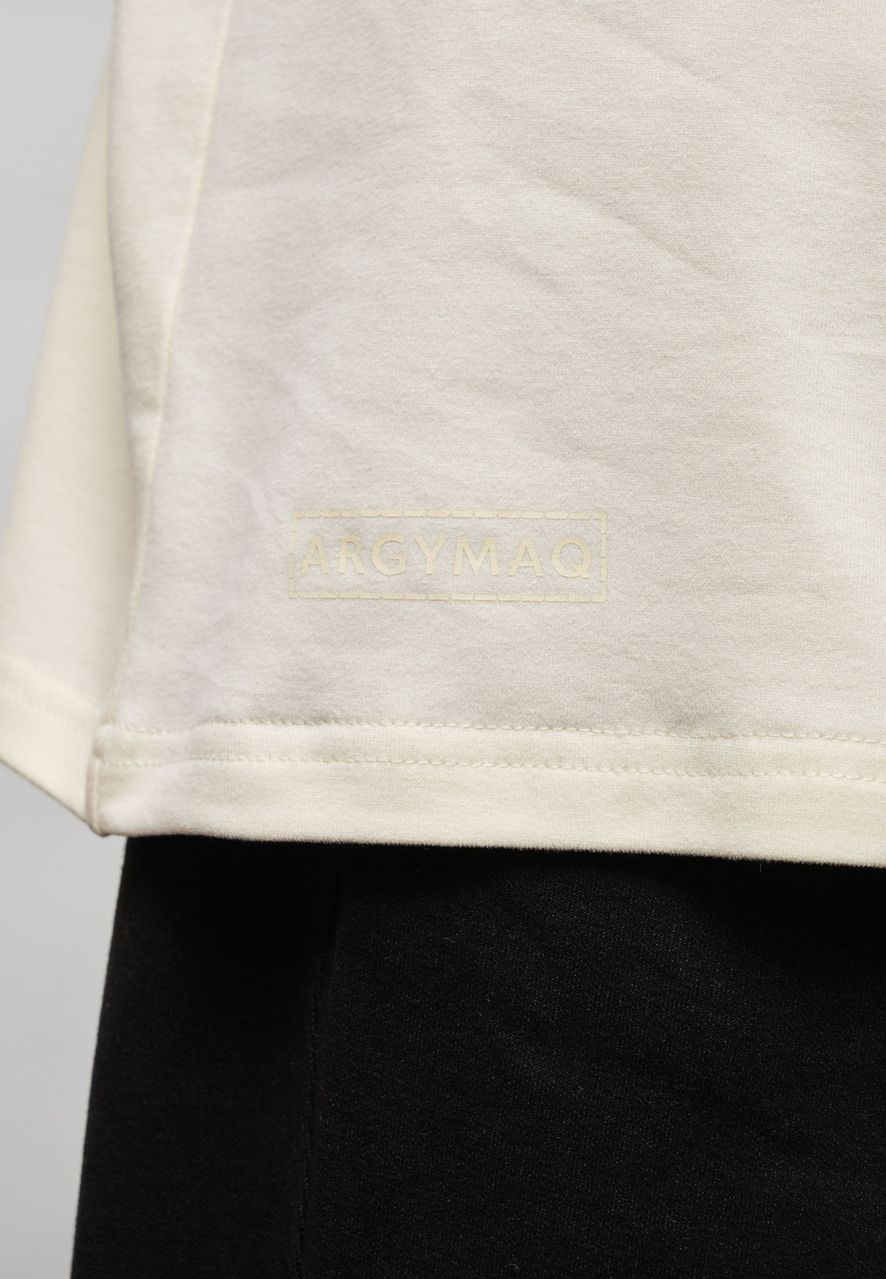 Футболка оверсайз SHANYRAQ CREAM WHITE