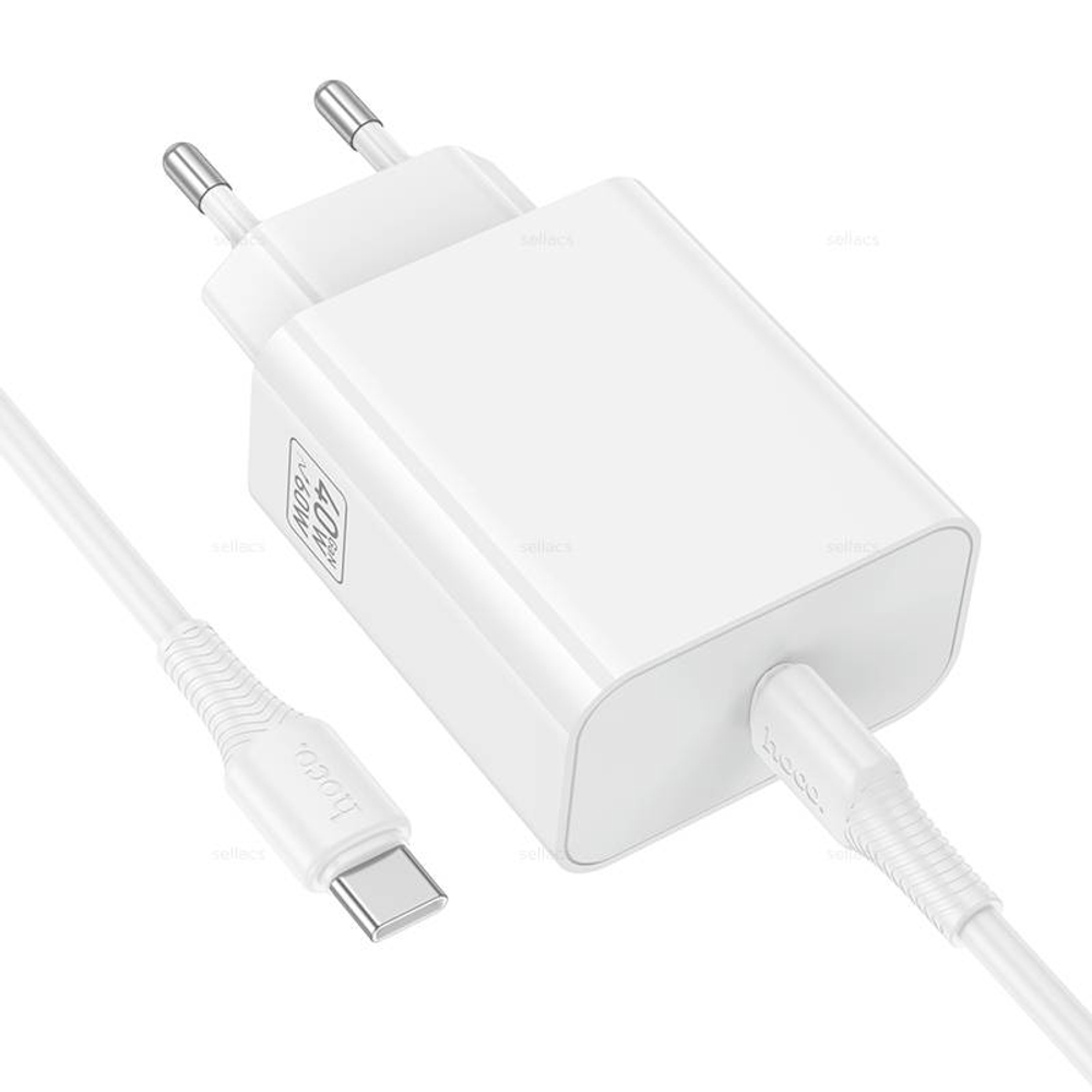 Hoco C162A Source PD40W зарядное устройство набор (Type-C на Type-C)