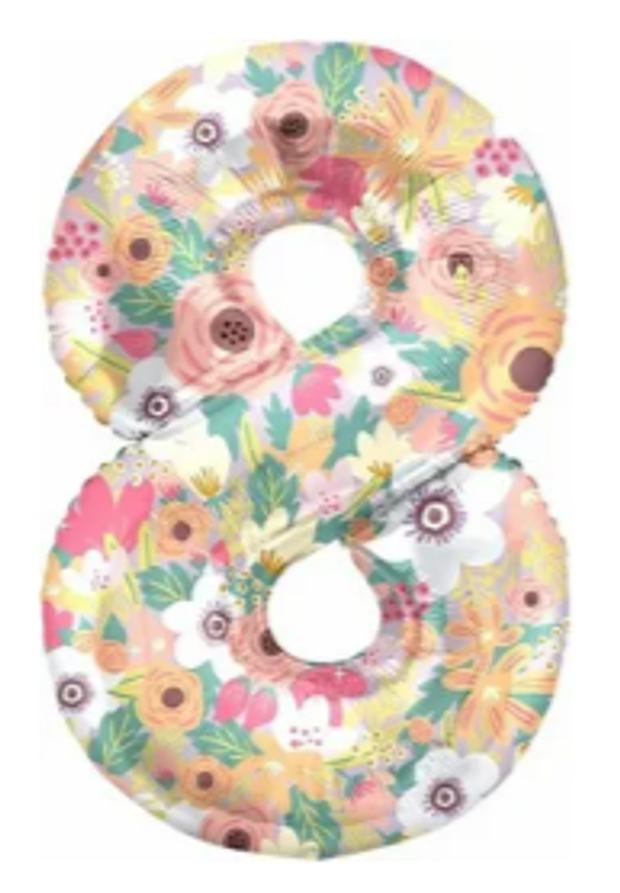 цифра 8 цвет весна 86см