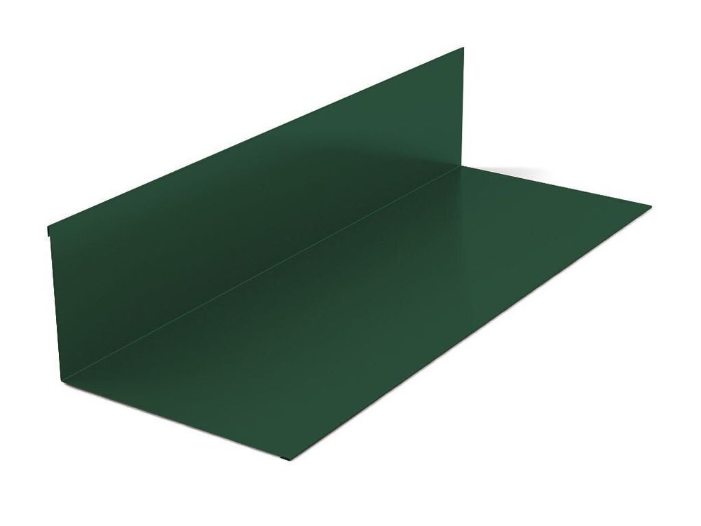 Планка примыкания 130х100х2000 RAL 6005 зеленый мох