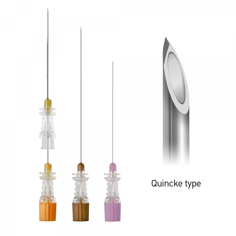 Игла для спинальной анестезии, Quincke (Квинке), 20Gх3 (0.9х75 мм), 1 шт.