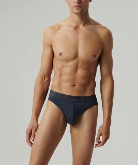 Мужские трусы слипы спорт Atlantic MP-1583, Pima cotton, графитовый