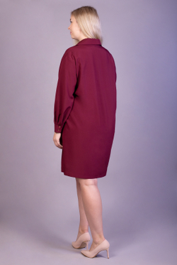 Платье женское 3582зп, бордовый #86Б053582зп