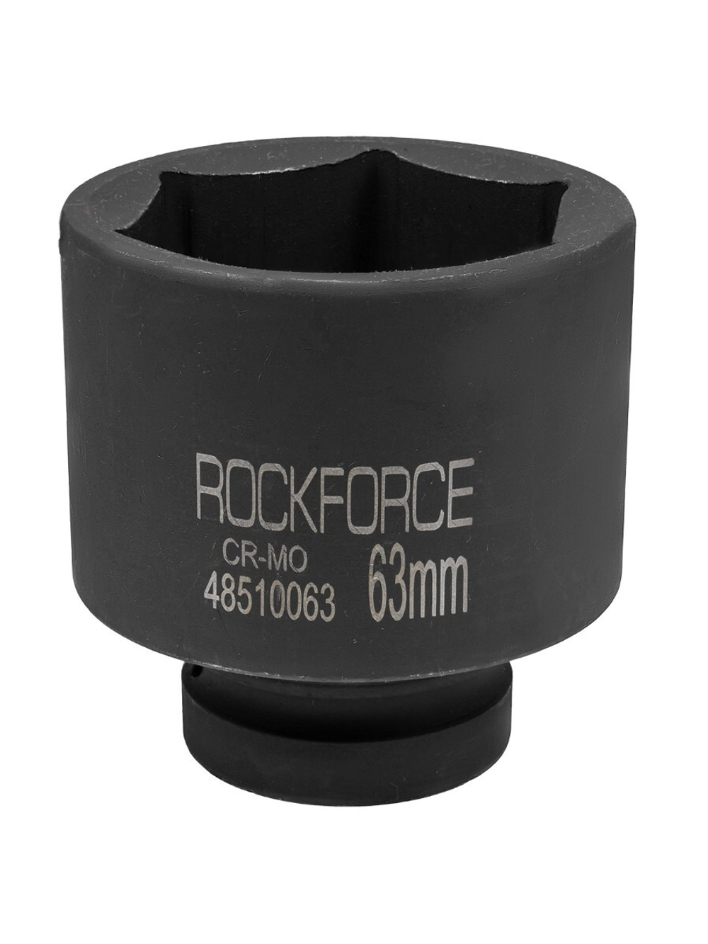 Головка ударная глубокая 1'', 63мм (6гр) RockForce RF-48510063