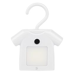 Ночник - светильник светодиодный ЭРА NLED-485-1W-SW-W на батарейках с выключателем белый | Ночники