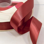 Лента Атласная 2,5см х 110м Полиэстер класс А (Красный)