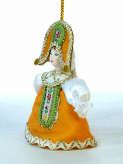 Кукла-подвеска фарфоровая в образе Лилия