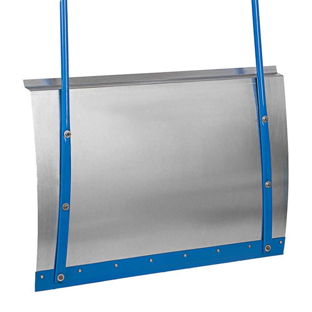 61520 Движок для уборки снега стальной оцинкованный, 750х410х1100 мм, стальная рукоятка, Россия Сибртех