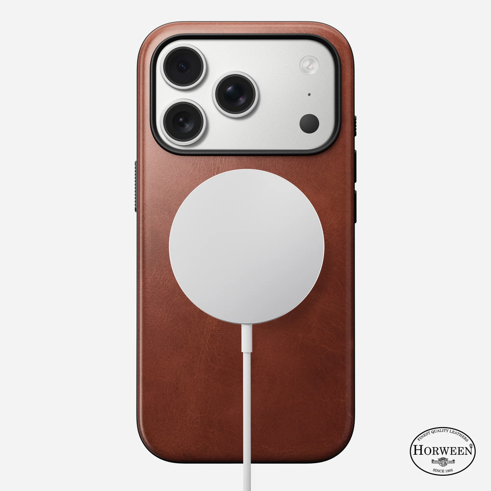 Кожаный чехол Nomad Leather Case (Horween) для iPhone 17 Pro старый Дублин