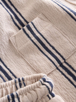 Рубашка с коротким рукавом и шорты в комплекте для мальчика Next E63-733, Бежевый