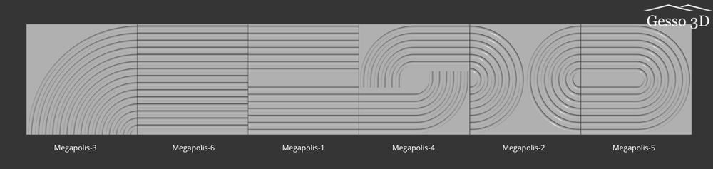 Гипсовая панель Megapolis-6