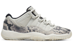 Кроссовки Jordan Air Jordan 11 Low Snakeskin Light Bone (Женская размерная сетка)