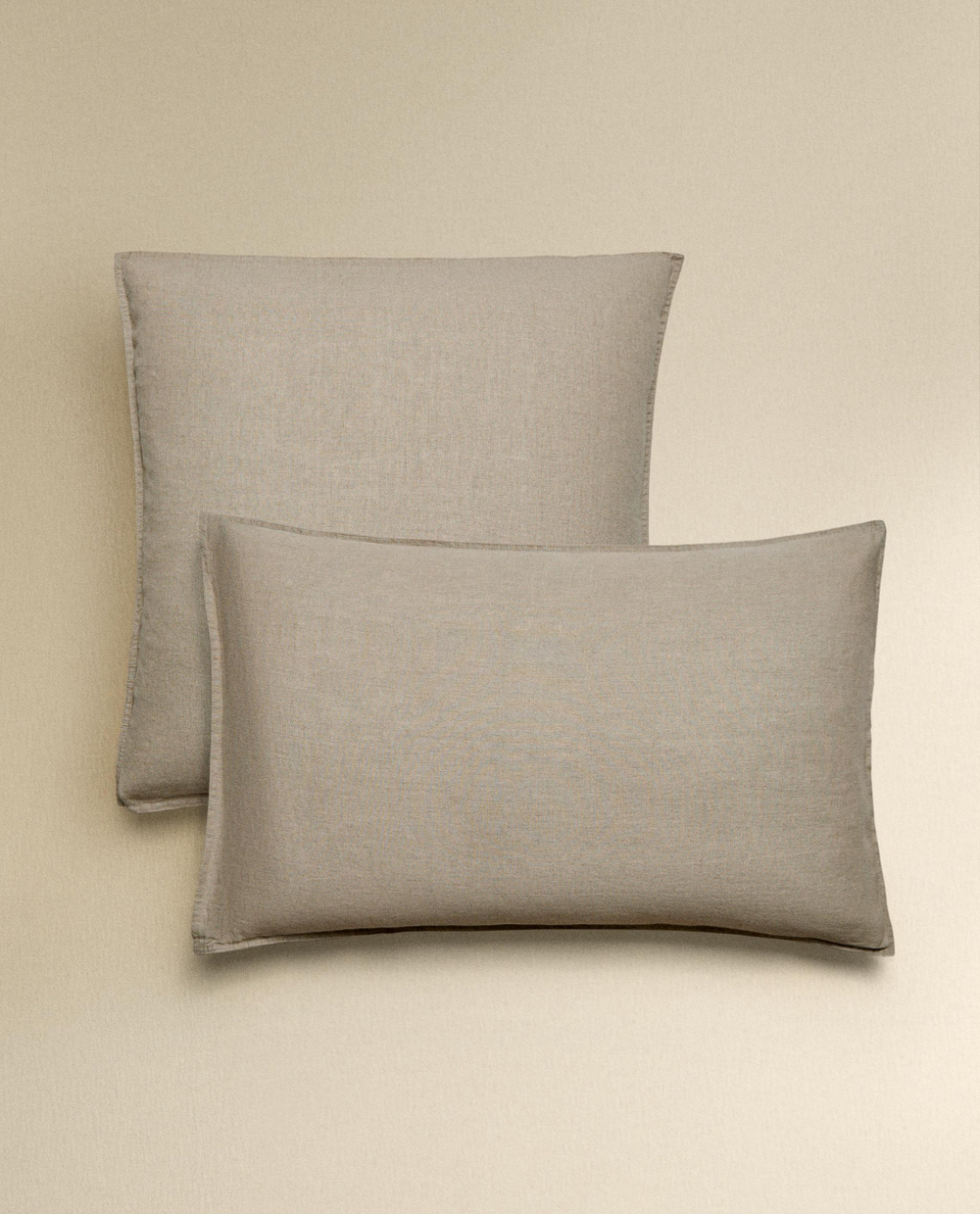 Наволочка Zara Home, лён 100%, однотонный, 7180/091