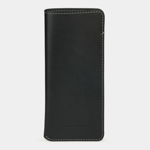 Футляр кожаный для очков Lunette Easy черного цвета