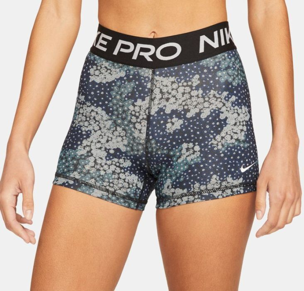 Женские Шорты теннисные Nike Pro Dri-Fit Short 3in W - серый