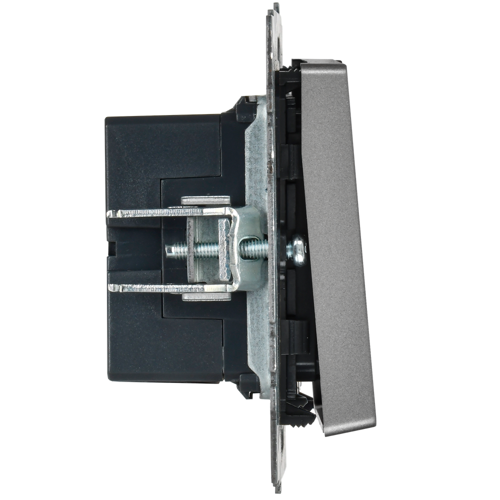 BRITE Кнопка звонка с индикацией для отелей 10А ВС10-1-9-БрС сталь IEK