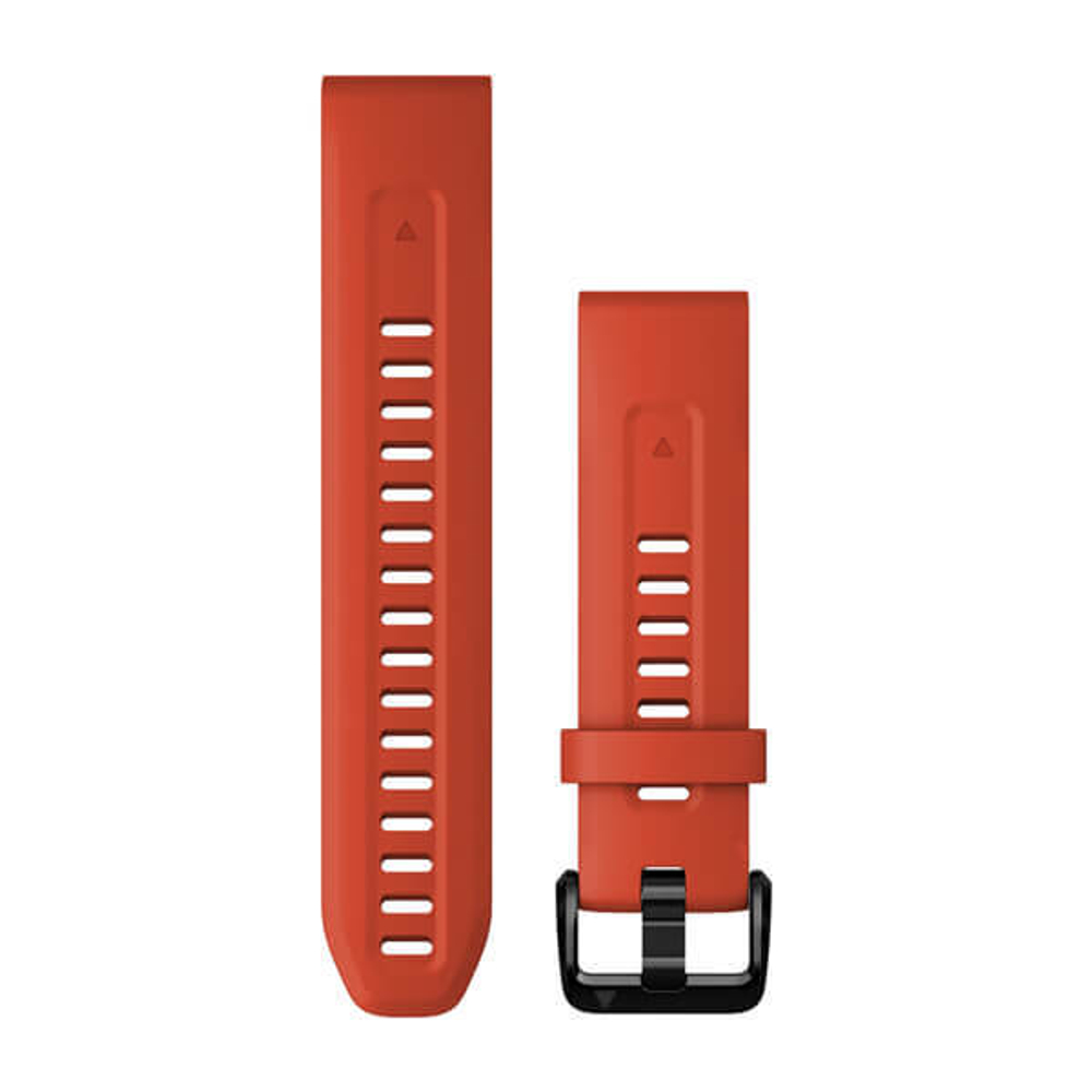 Ремешок сменный  QuickFit 20 мм Flame Red Silicone Band, 010-13102-02