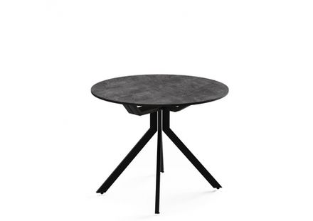 Стол Рио ЛДСП каркас чёрный подстолье чёрное