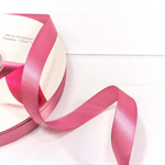 Лента Атласная 1,5см х 110м Полиэстер класс А (Розовый)
