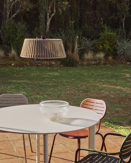 Абажур для подвесного светильника Aldet бежевый, Ø46 см