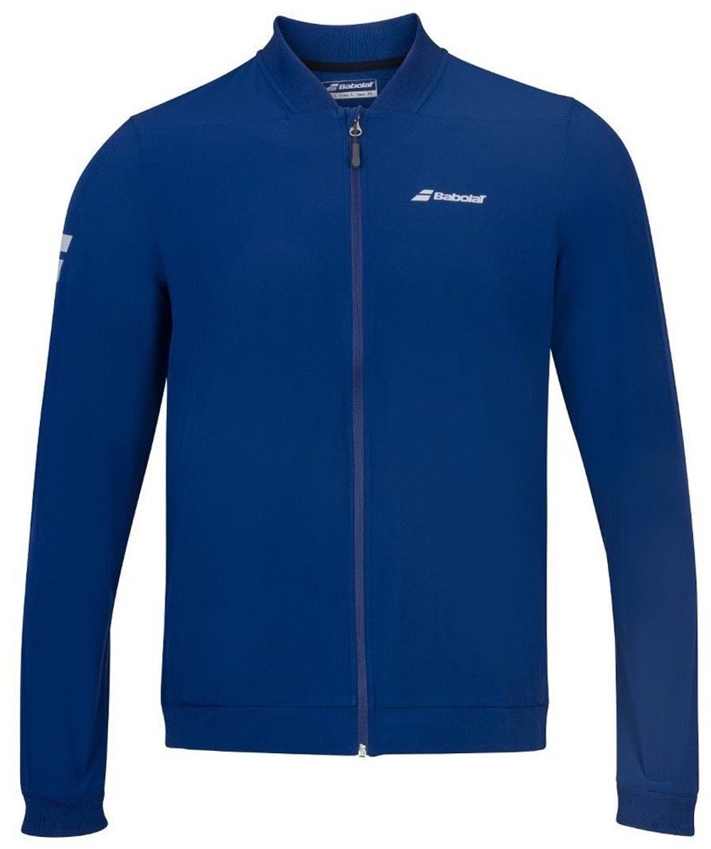 Кофта для мальчика теннисная Babolat Play Jacket Junior - estate blue