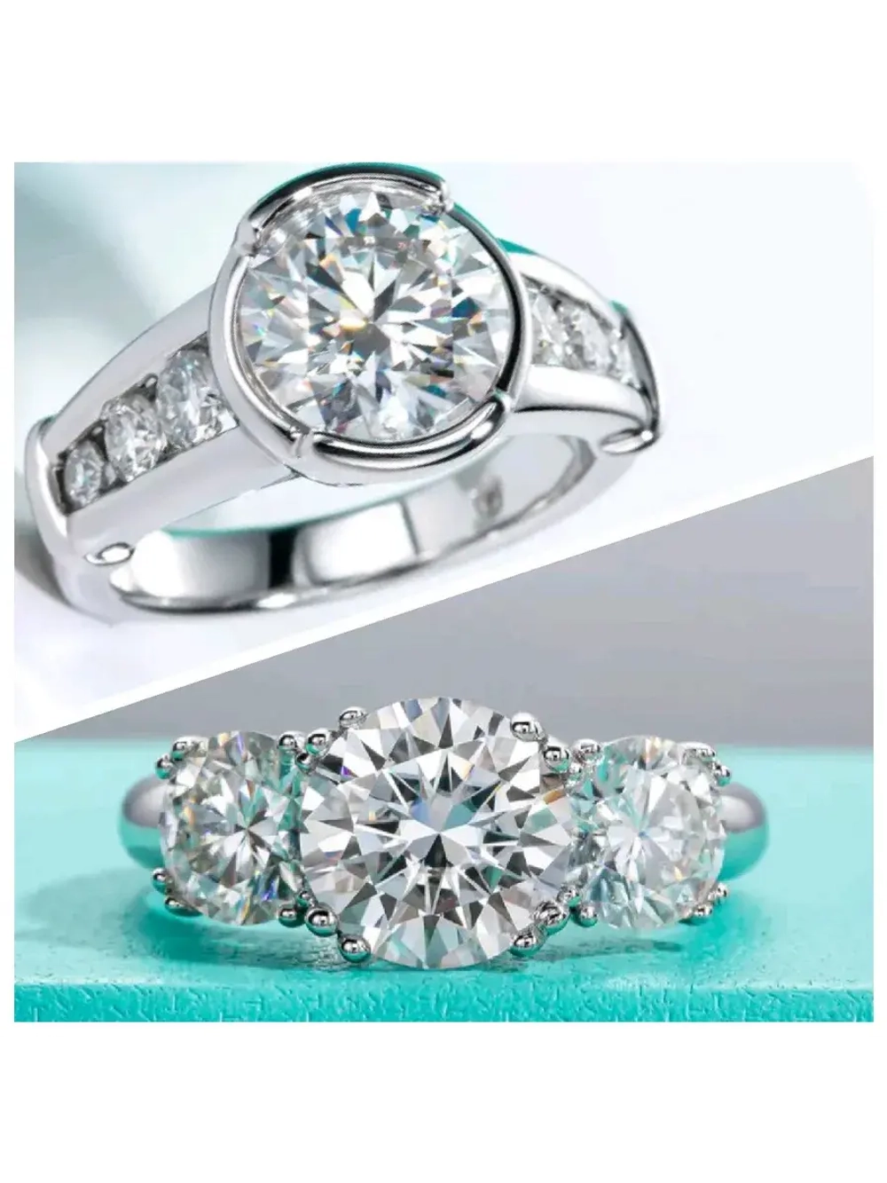 Муассанит 1 карат (6.5мм)