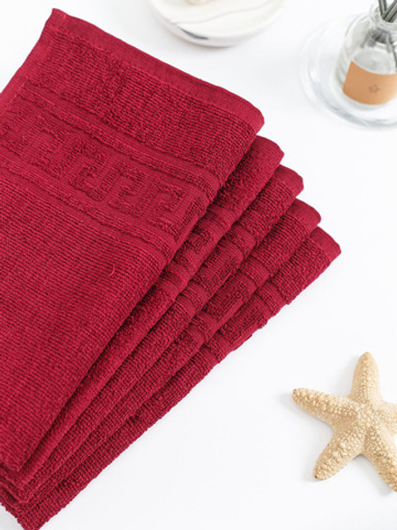 Полотенце махровое, г/к, 40х70, арт. ВТ 40-70Г, 380 гр/м2, цвет: 945-бордовый,