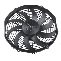 Электровентилятор 24 В, 305 мм, 100 Вт, тип B-на радиатора/нагнетание, 1050 м3/час