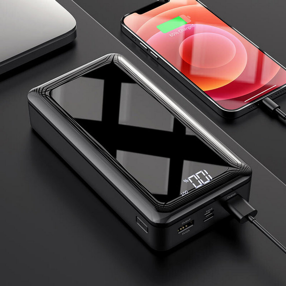 Повербанк (PowerBank) 30000mAh с индикацией заряда BOROFONE BJ8