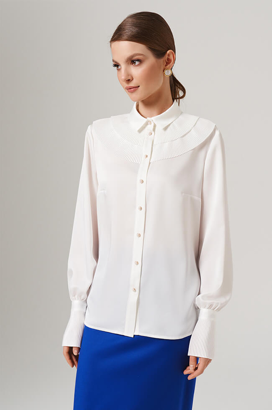 23101 Блузка женская (молочный)