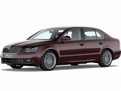 Автоковрики для Skoda SuperB II, B6. Крепеж - Поворотные замки. (2008-2016)