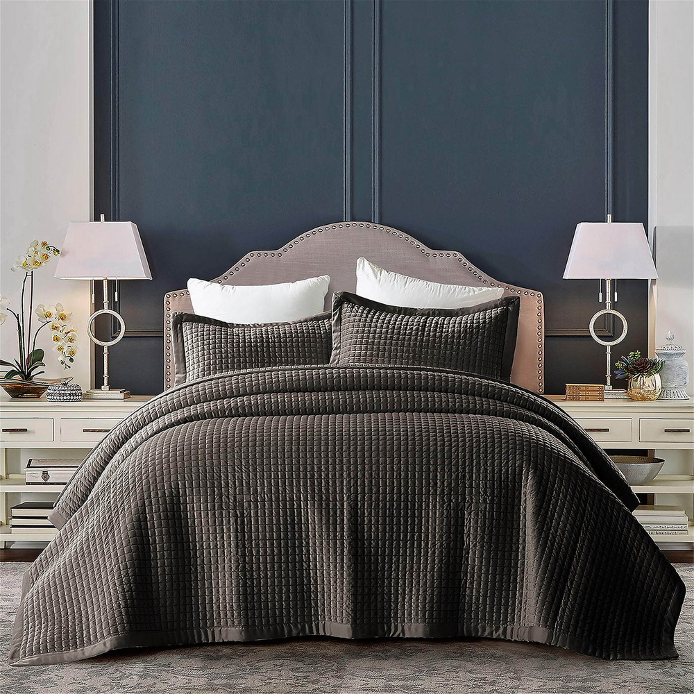 Покрывало 240х260 и 2 наволочки 50х70 Sofi De MarkO Лоретта бежевое