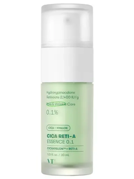 VT Cosmetics Лёгкая бустер-эссенция с ретинолом и центеллой Cica Reti-A Essence 0.1 30 мл