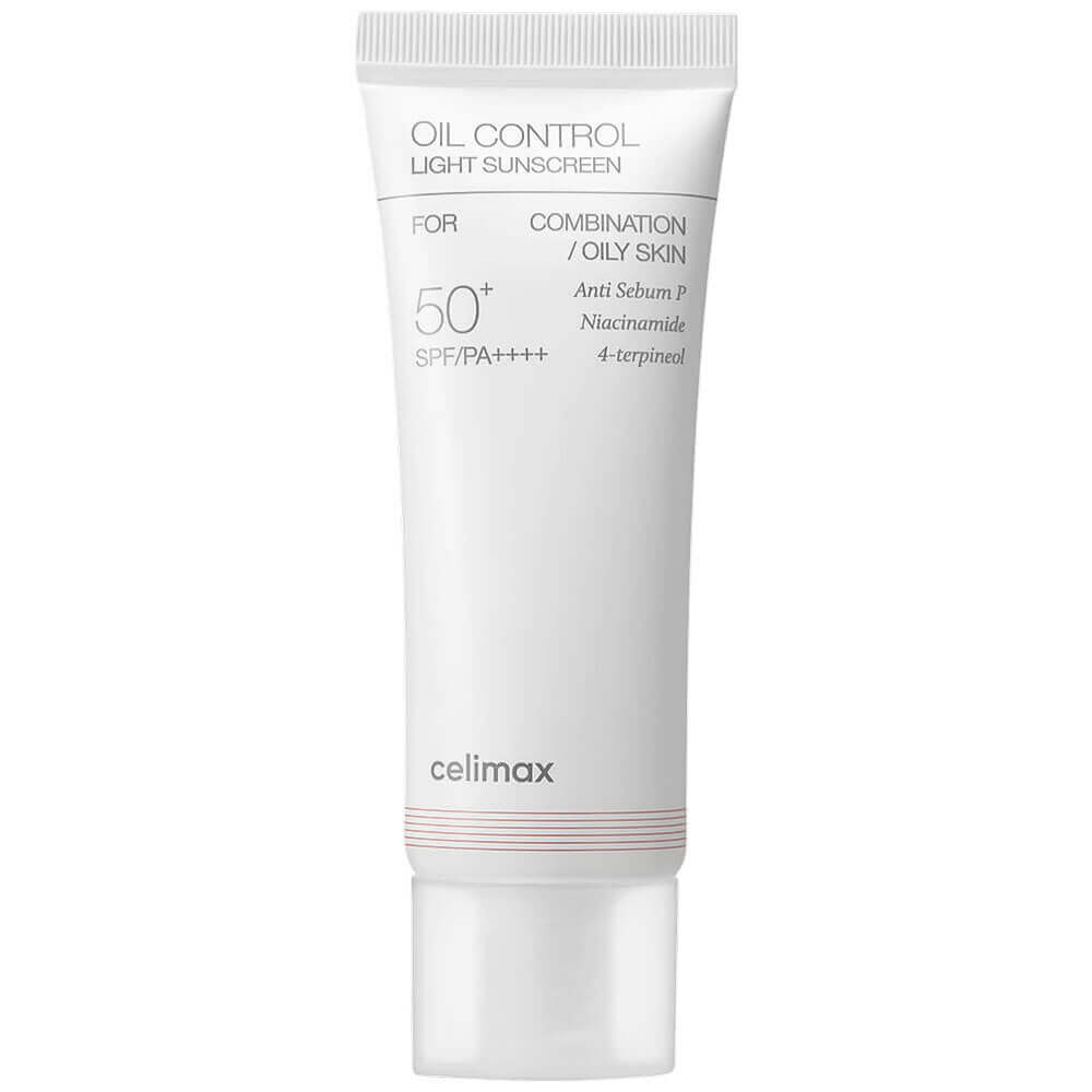 Крем солнцезащитный себорегулирующий лёгкий Celimax Oil Control Light Sunscreen SPF50+PA++++, 40 мл