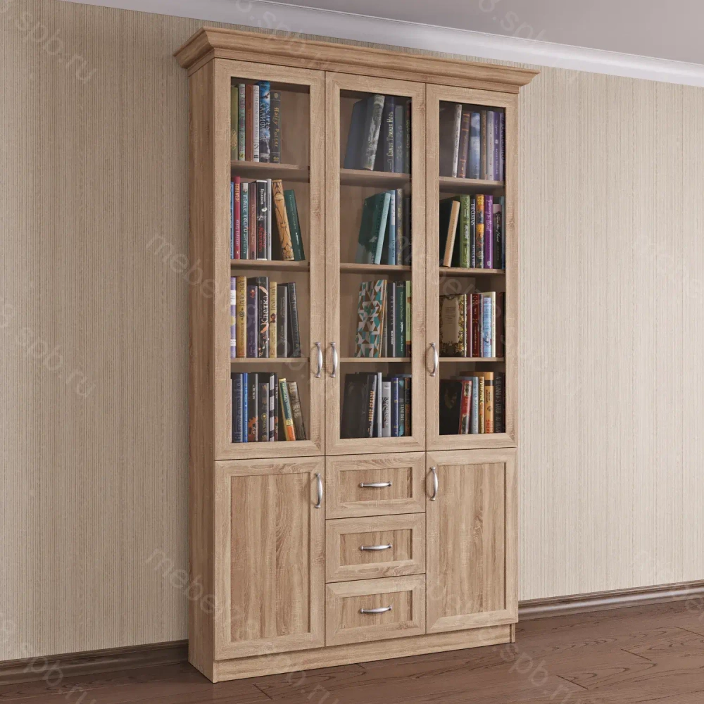 Шкаф книжный 3/6