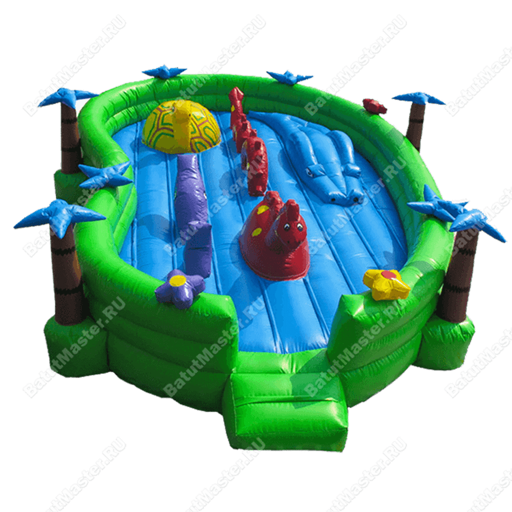 Коммерческий надувной батут "Водопой"